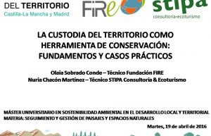 La Custodia del Territorio en el ámbito universitario